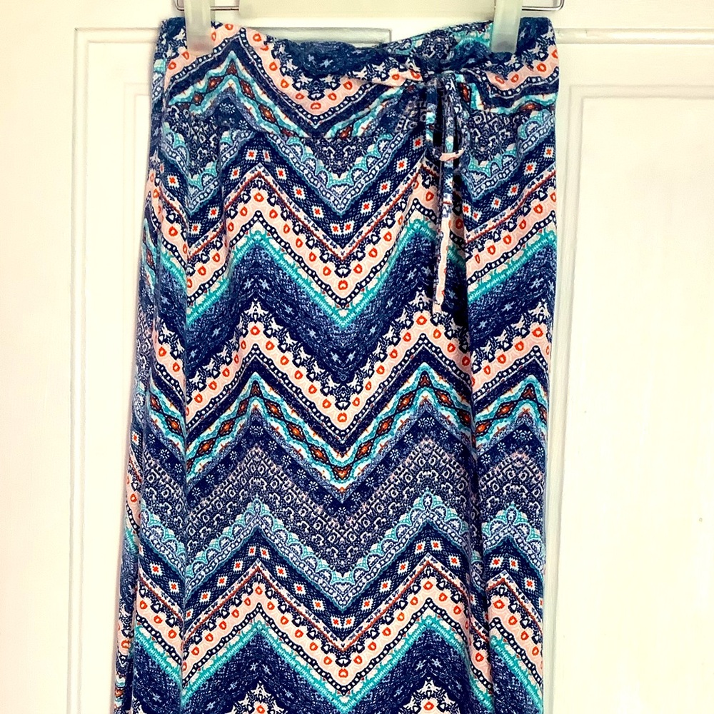 Joey B Blue Pink Multicolor Skirt / XL